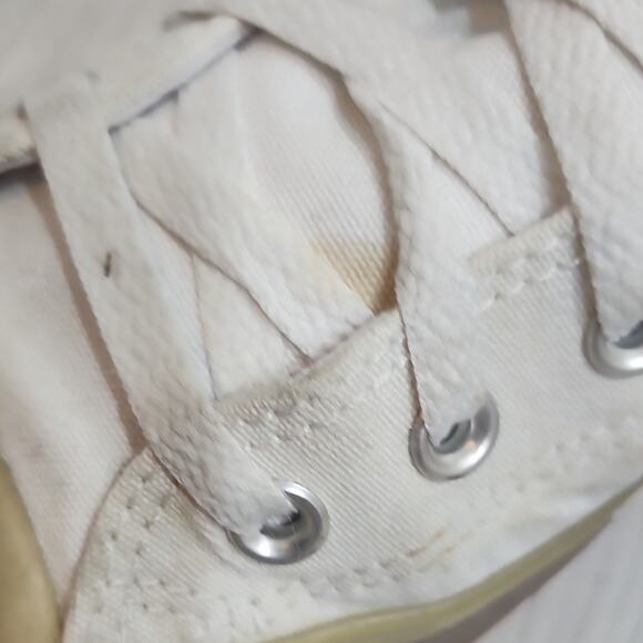 Converse High-Top Sneakers - White and Tan - Picture 4 of 8